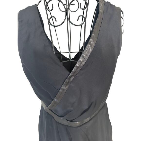 Rag & Bone Silk and Leather Mini Dress Size 0 - Picture 2 of 7
